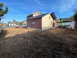 Mise à blanc complète d'un jardin avant conception phase 6 de 6 - fin de chantier